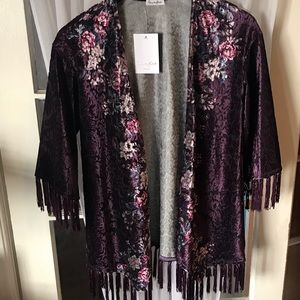 Fringe purple kimono 💜 NEW NEW NEW
